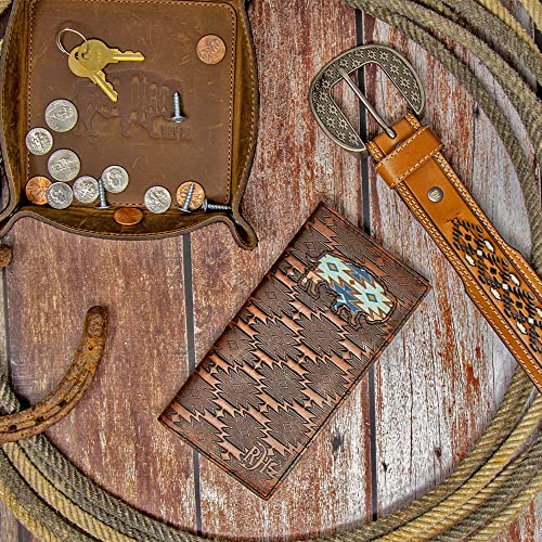 Red Dirt Hat Company Mens Southwest Print Rodeo Wallet4