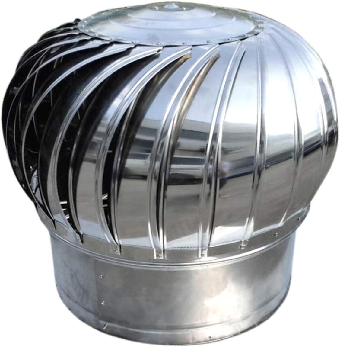 Rotat Acciaio Inox 304 Comignolo Cappello - Uccello Guard & Anti-Ritorno di Fumo Spinner - Universal Vento Stopper Tubi (500mm) - all-Purpose Camino Protezione
