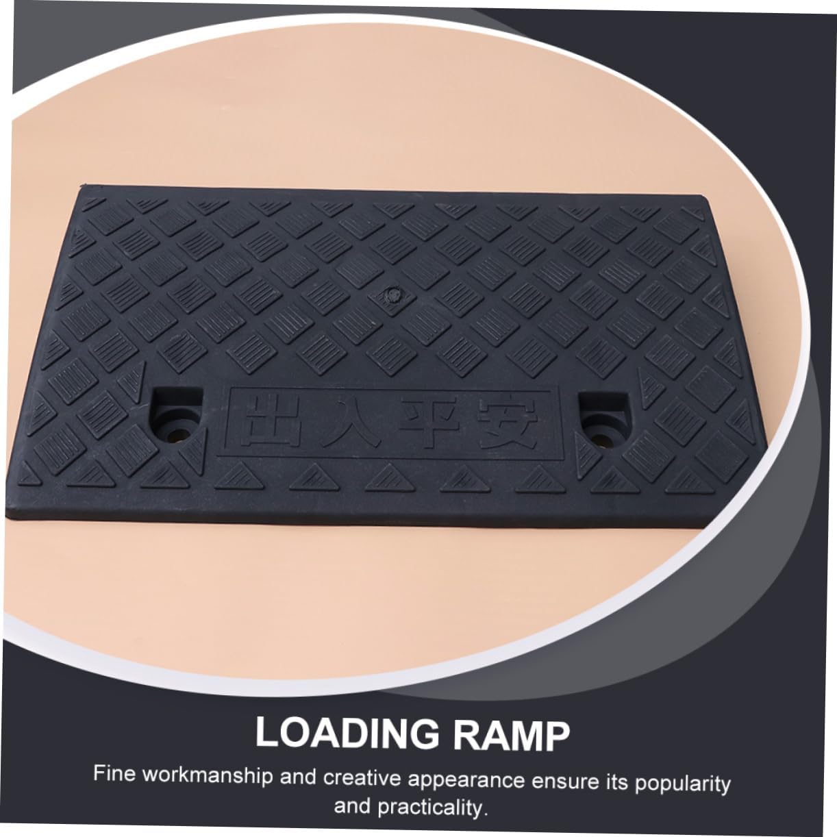 PRETYZOOM Car Loading Ramp Heavy Duty Slope Ramp for Vehicles Durable Ramp with Textured Surface for Enhanced Traction for Safe Vehicle Access