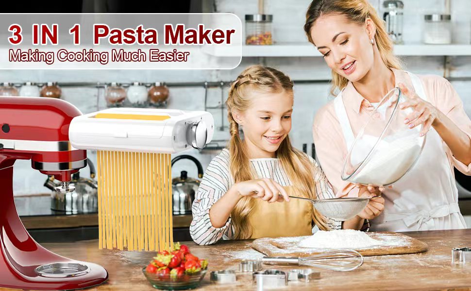 Amazon.com: Pasta Maker 3-in-1 Attachment for KitchenAid