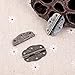 Small Hinges for Wooden Box 6 Pieces Decorative Latch Repair Kit - Jewelry Box Hinges Buckle Wooden Box Latch Decorative Hasp Latch with 12 Antique Bronze Engraved Designs Hinge and 100 Screws