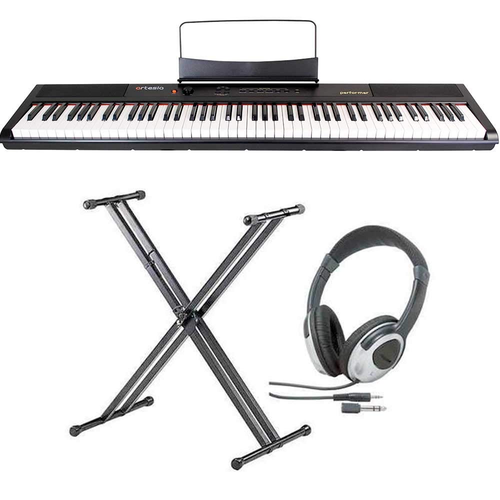Amazon.co.jp: Artesia Performer/BK Electronic Piano, Velocity 