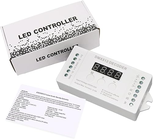 Vista 34 de Controlador Dmx 3CH dmx 512 controlador Dmx Decodificador para tira LED RGB o luces controlador Dmx512 Decodificador de pantalla digital