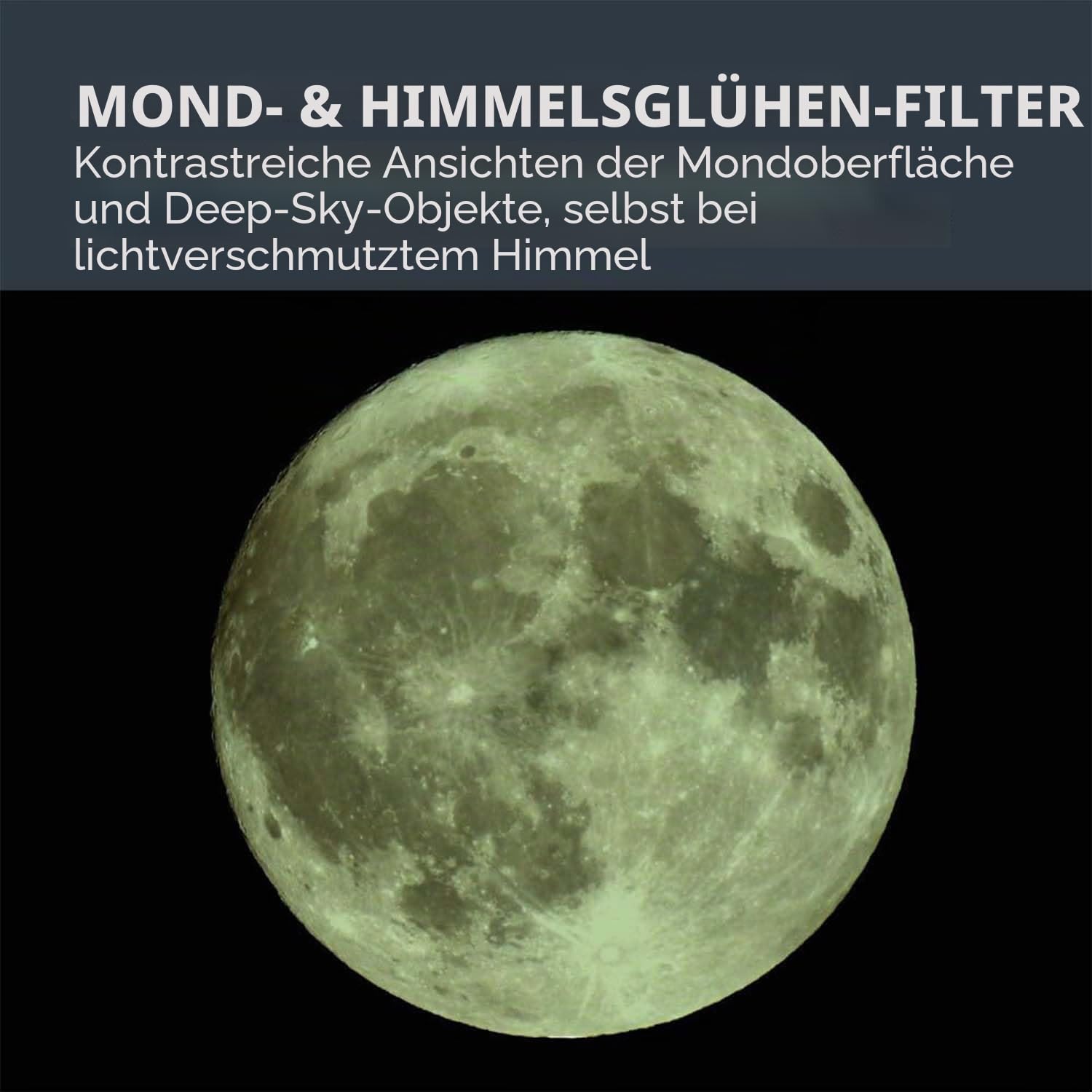Celestron 94119-A 1.25 inch Moon Filter, Black