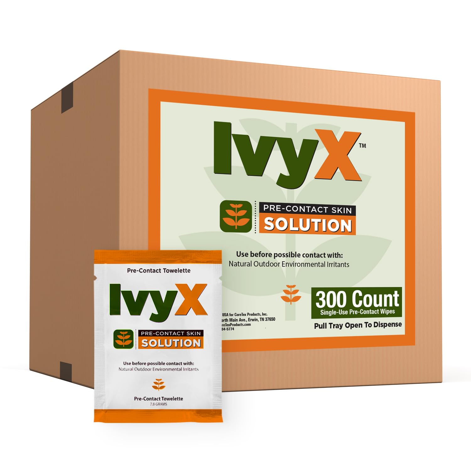 Amazon.com: CoreTex Ivy X Pre-Contact Poison Ivy Wipes - Bulk Pack