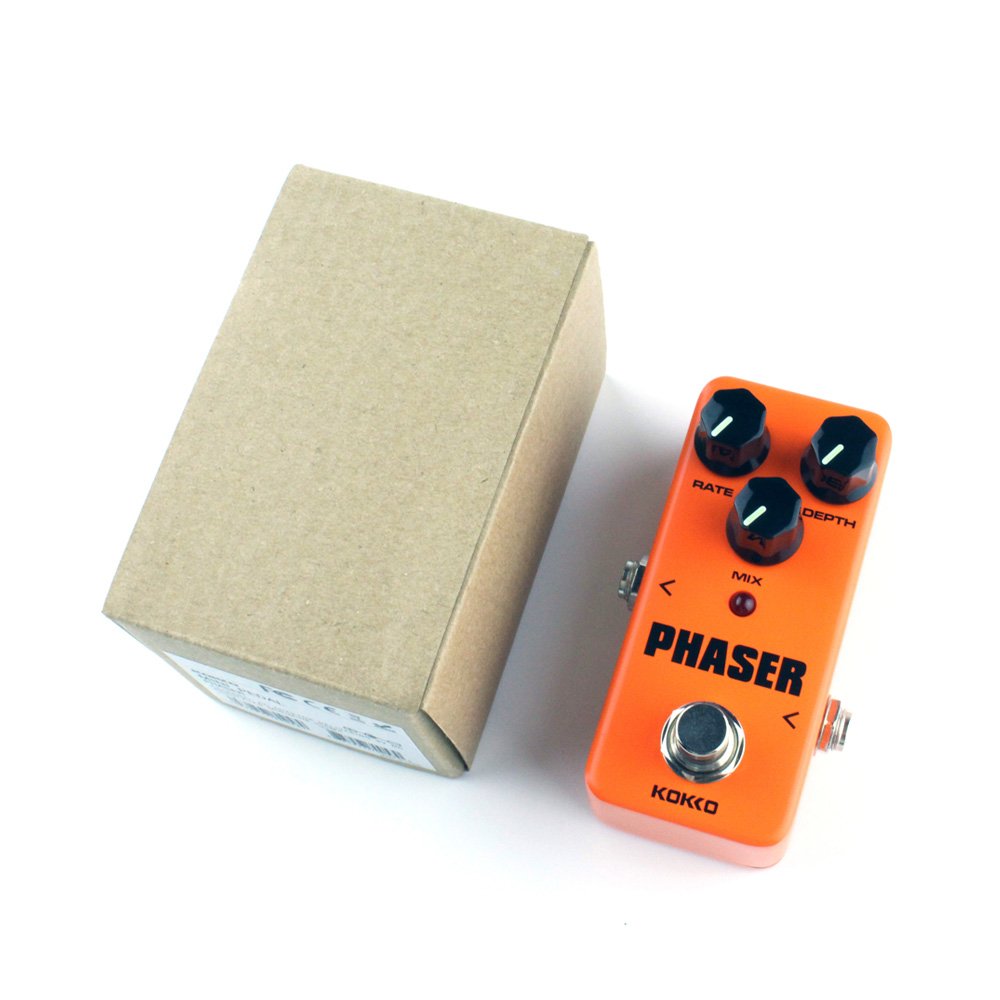 KOKKO E-Gitarren-Effektpedal True Bypass Full Metal Shell (PHASER)