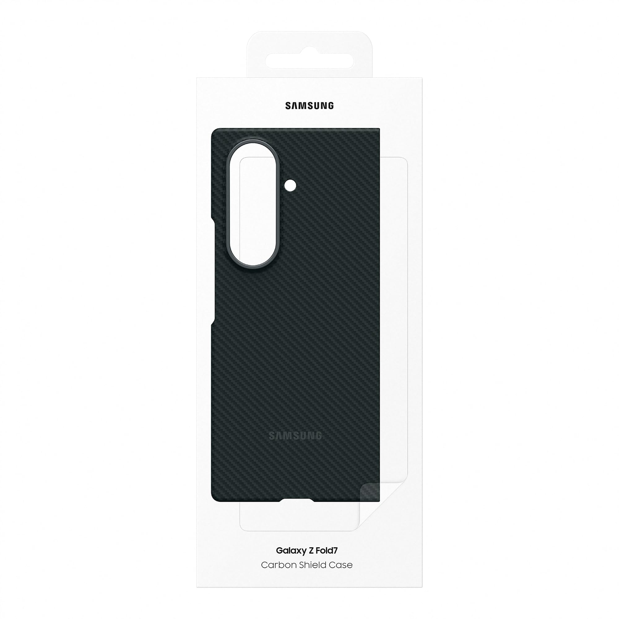 Samsung Galaxy - Funda Oficial de Carbono para Galaxy Z Fold7, Color Negro