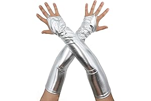 Chic Metallic Fingerless Gloves: A Fashion-Forward Accessory