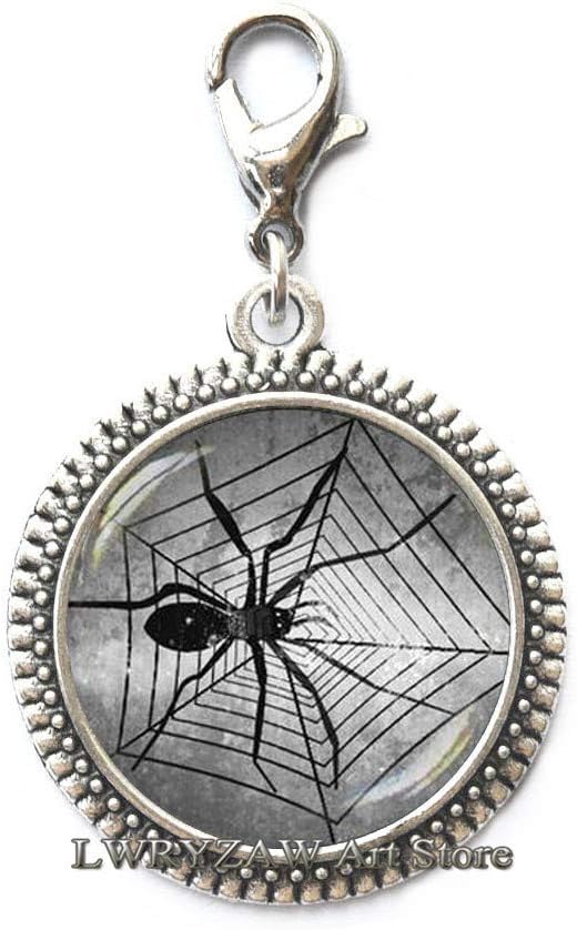 Amazon.com: Spider Zipper Pull, Tarantula Lobster Clasp, Black Spider ...