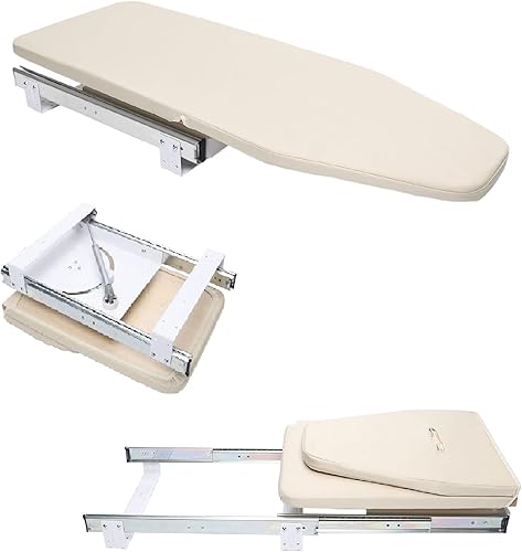 Miniatura 9 de Tabla de planchar plegable retráctil, tabla de planchar retráctil para armario, estación de planchado plegable para ocultar la tabla de planchar en