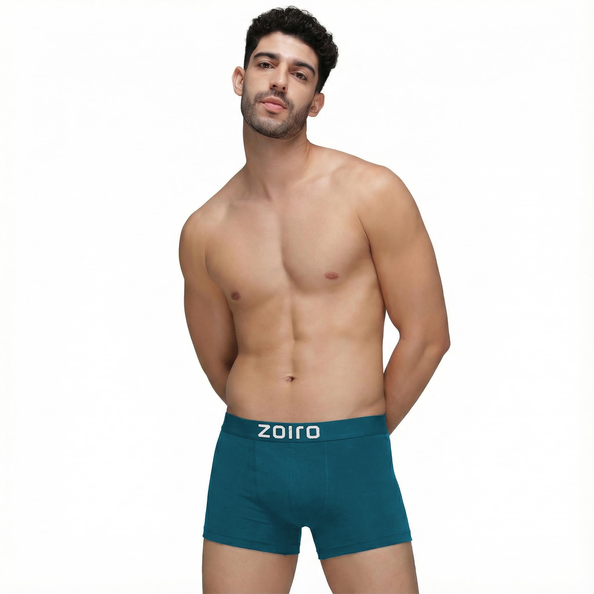 zoiro Men's Flyuid Solid Skinny Fit Trunk |Pack of 1 |Underpants | Men's Underwear-picture-37