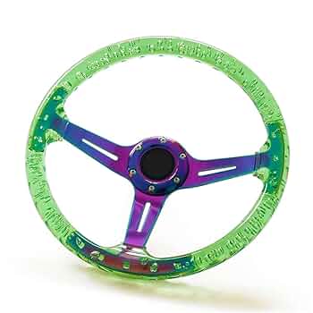 一週間ほど使用 アクリル メッキ ステアリング 340mm アクリル メッキ ステアリング(34φ) のパーツレビュー