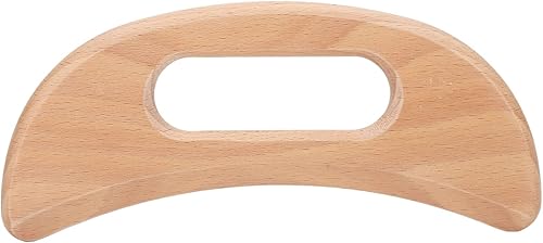 Pilipane Tabla de masaje de madera de haya natural y versátil herramienta de masaje para raspar madera, tabla de madera Gua Sha, para drenaje