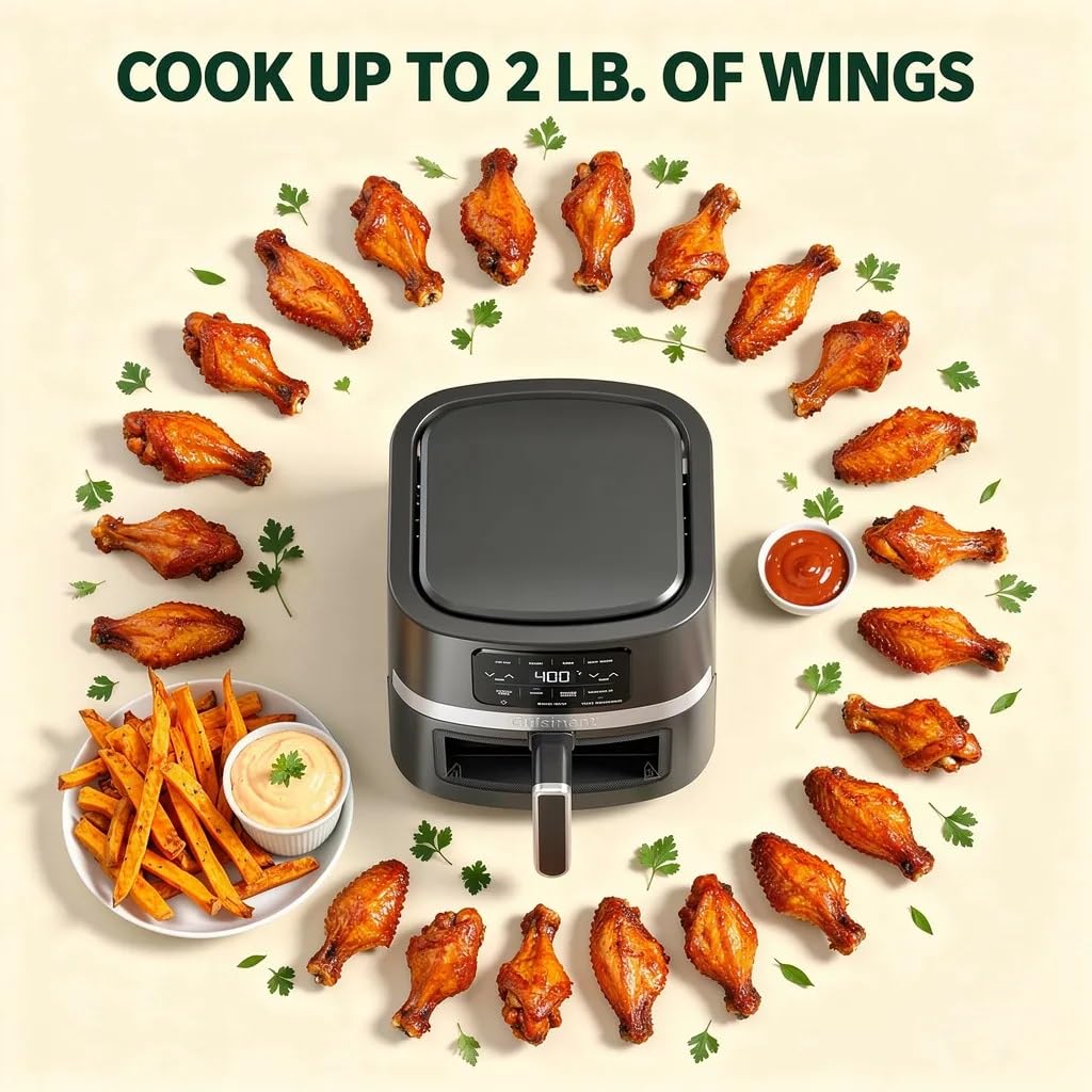 Cuisinart Air Fryer Oven, Stainless Steel Air Fryer, 4.5-Qt Fryer