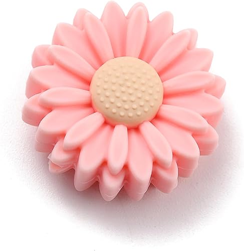 Beadthoven - 10 cuentas azules de silicona para automóvil de 1.28 pulgadas (1.260 in) con forma de coche de dibujos animados, cuentas de pulsera