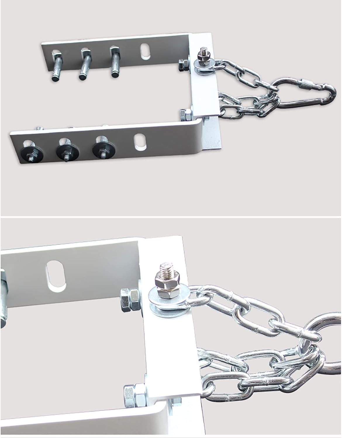 Punching Bag Hanger, Boxing Bag Mounting Bracket, Heavy Duty U-Beam Clamp Holder, Boxing Punching Bag Chain, Wall Mount Ceiling Hooksfor Boxing Punching Heavy Bag Strap Gym Muay Thai Trainin