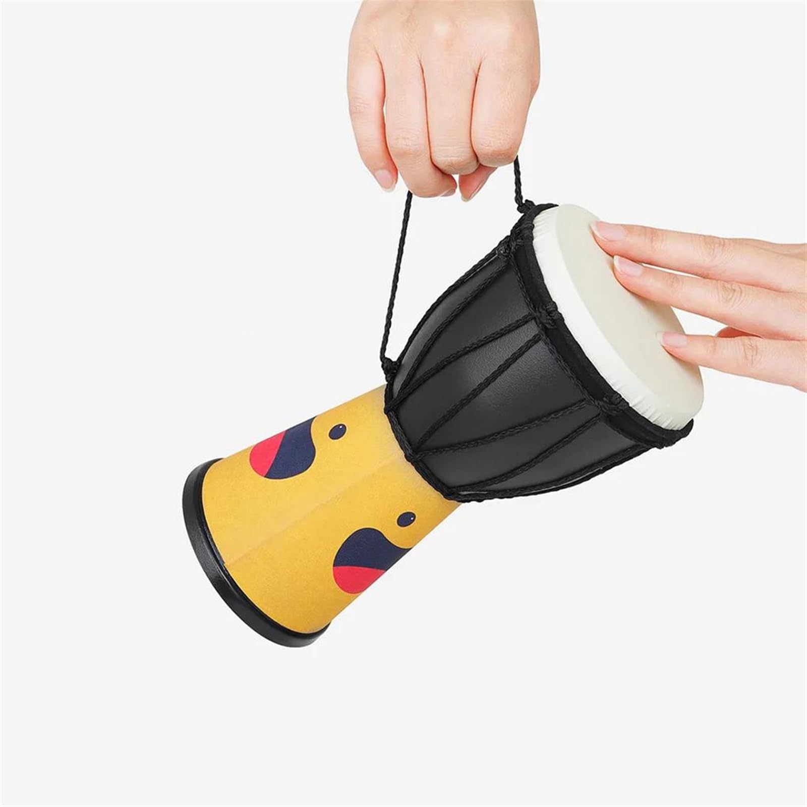Tamburi A Mano Djembe Con Tamburo Africano In PVC Leggero Da 4 Pollici Per Principianti Strumento a Tamburo Africano