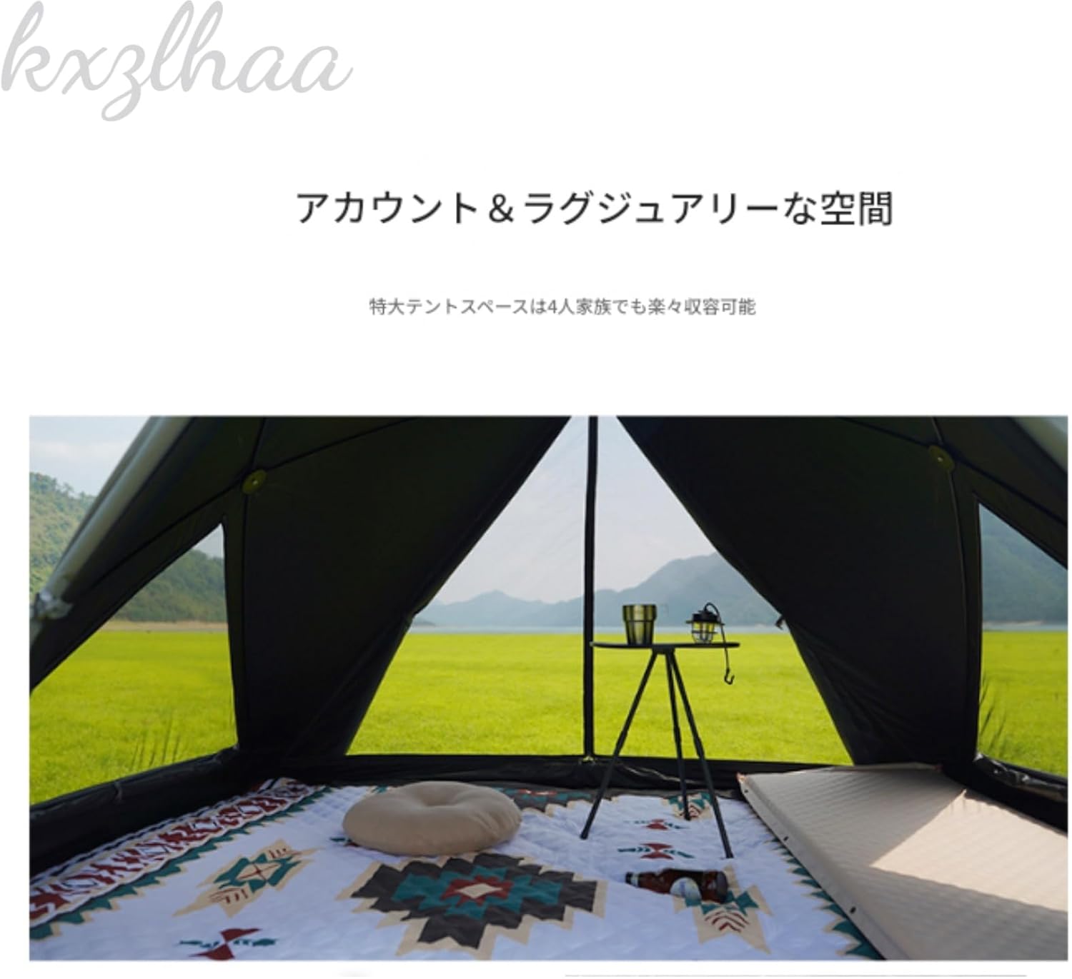 キャンプ道具一式 テント 3人用 ワンタッチ キャンプ 自立式 UPF50+ 4シーズン 設営簡単