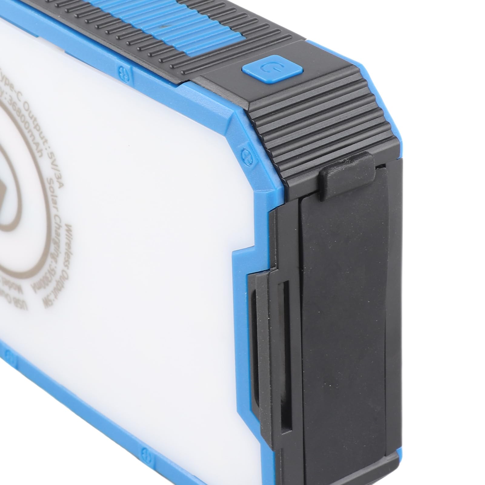 Solar Power Bank 36800mAh Ricarica Wireless Veloce Alta Sicurezza per Campeggio, Escursionismo, Viaggi Materiale ABS