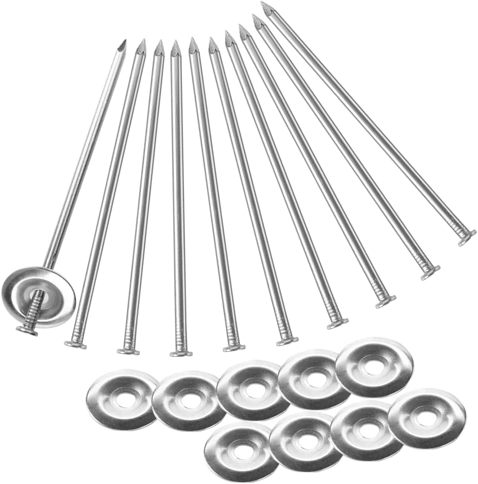 Hotop Patio Rug Stakes Outdoor Furniture Stakes RV Patio Mats Stakes RV Garden