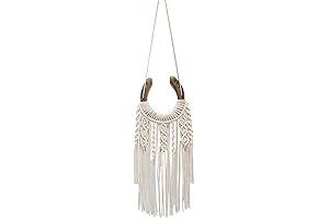 Equestrian Macrame Wall Hanging: Graceful Decor for Horse Lovers