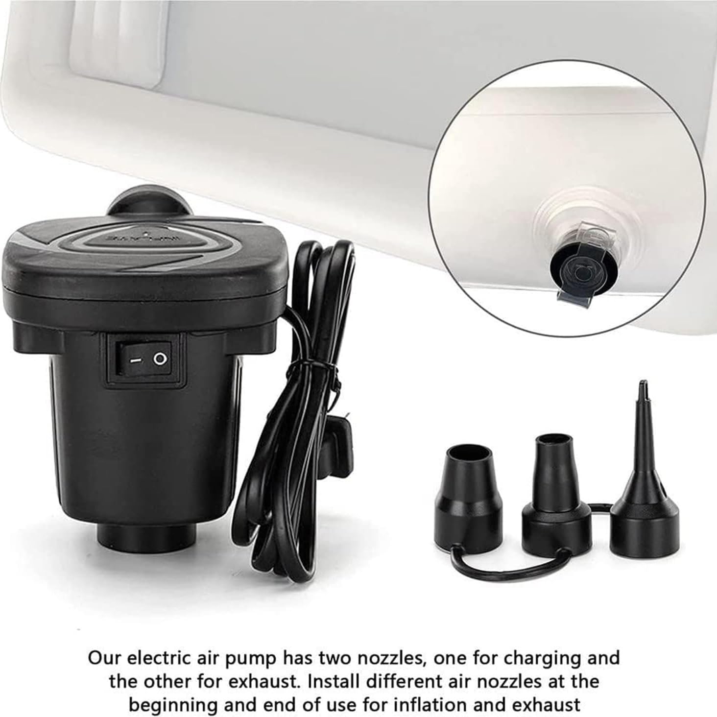 Kit de lavabo inflable, sistema de ducha portátil de PVC con bomba de aire, lavabo para adultos postrado en cama, cómoda bañera inflable para el hogar o viajes