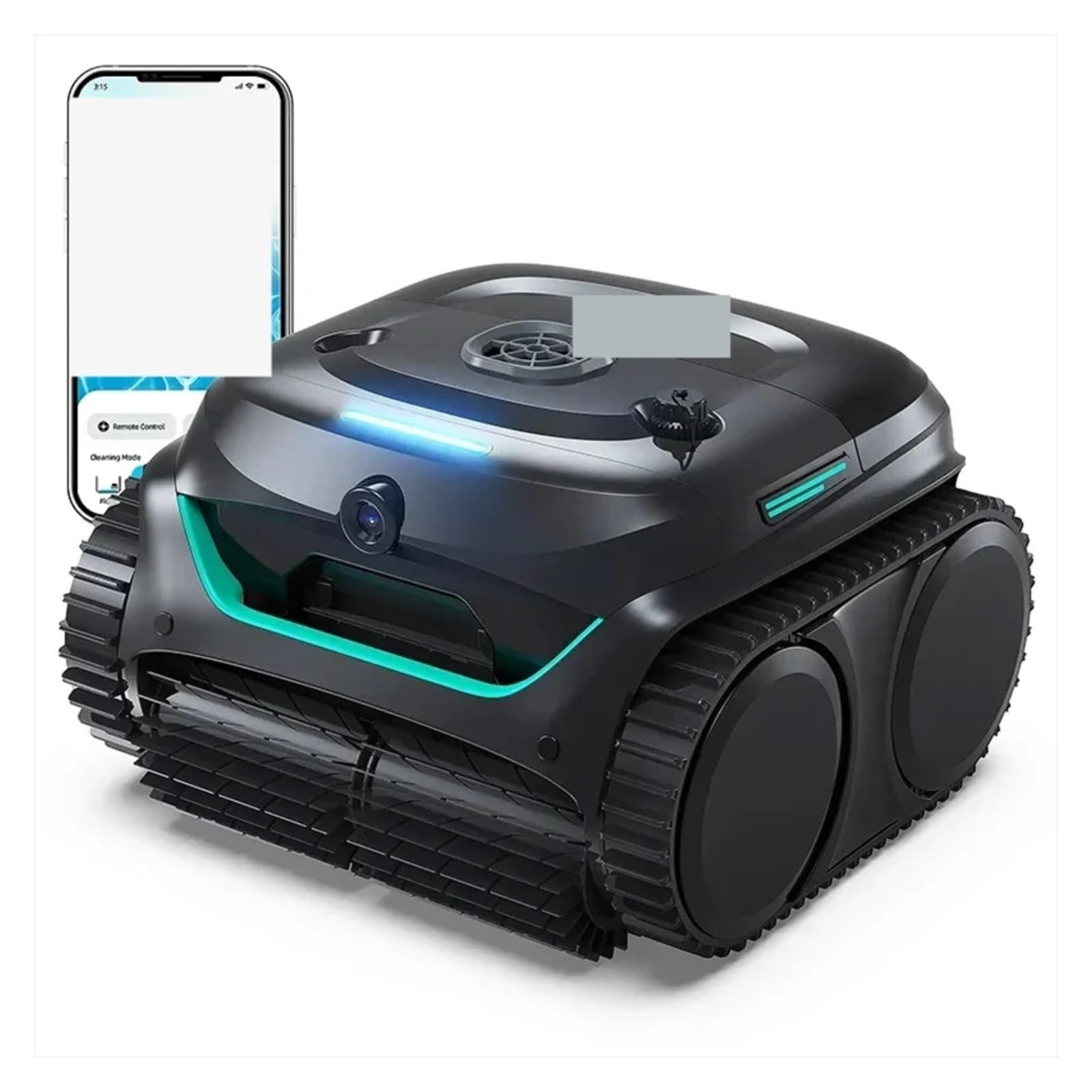 Pulitore robotico per Piscine Senza Fili Robot per la Pulizia della Piscina, Macchina di aspirazione Completamente Automatica, aspirapolvere Inferiore, subacqueo per Piscina