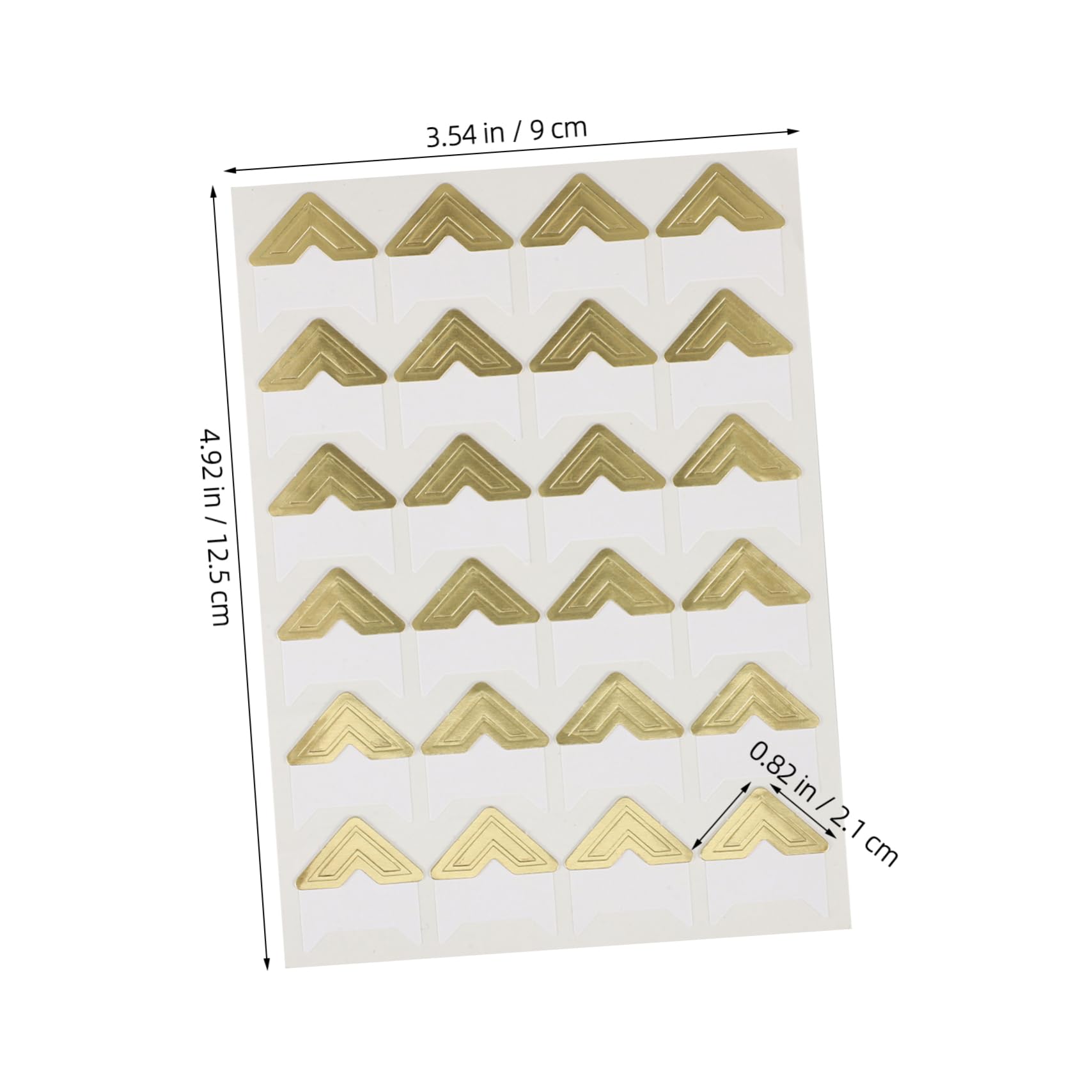 ULDIGI DIY Scrapbook Journal Stickers 10 Sheets Self Adhesive Photo Corners Corner Stickers for Scrapbooking Photo Album Decorative Holders