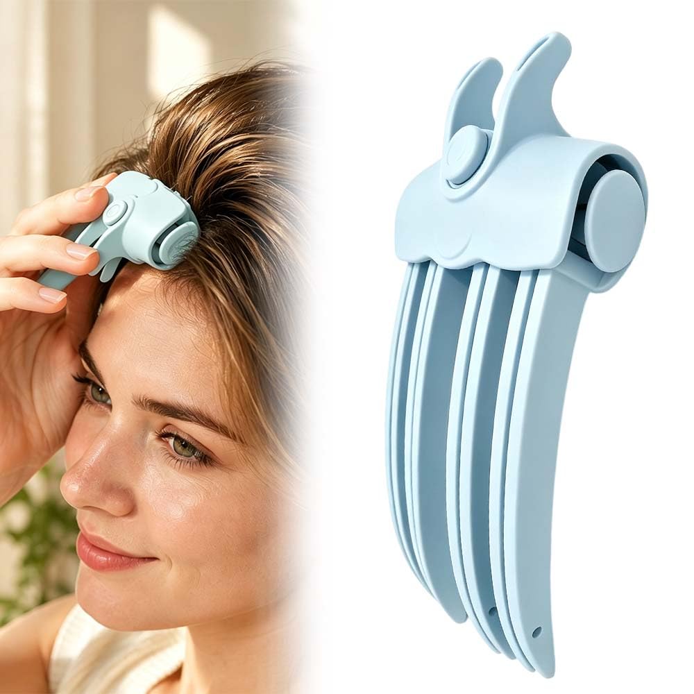 2026 New Root Volumizer Clip with Heated, Hair Volume Styling Tool (Blue)