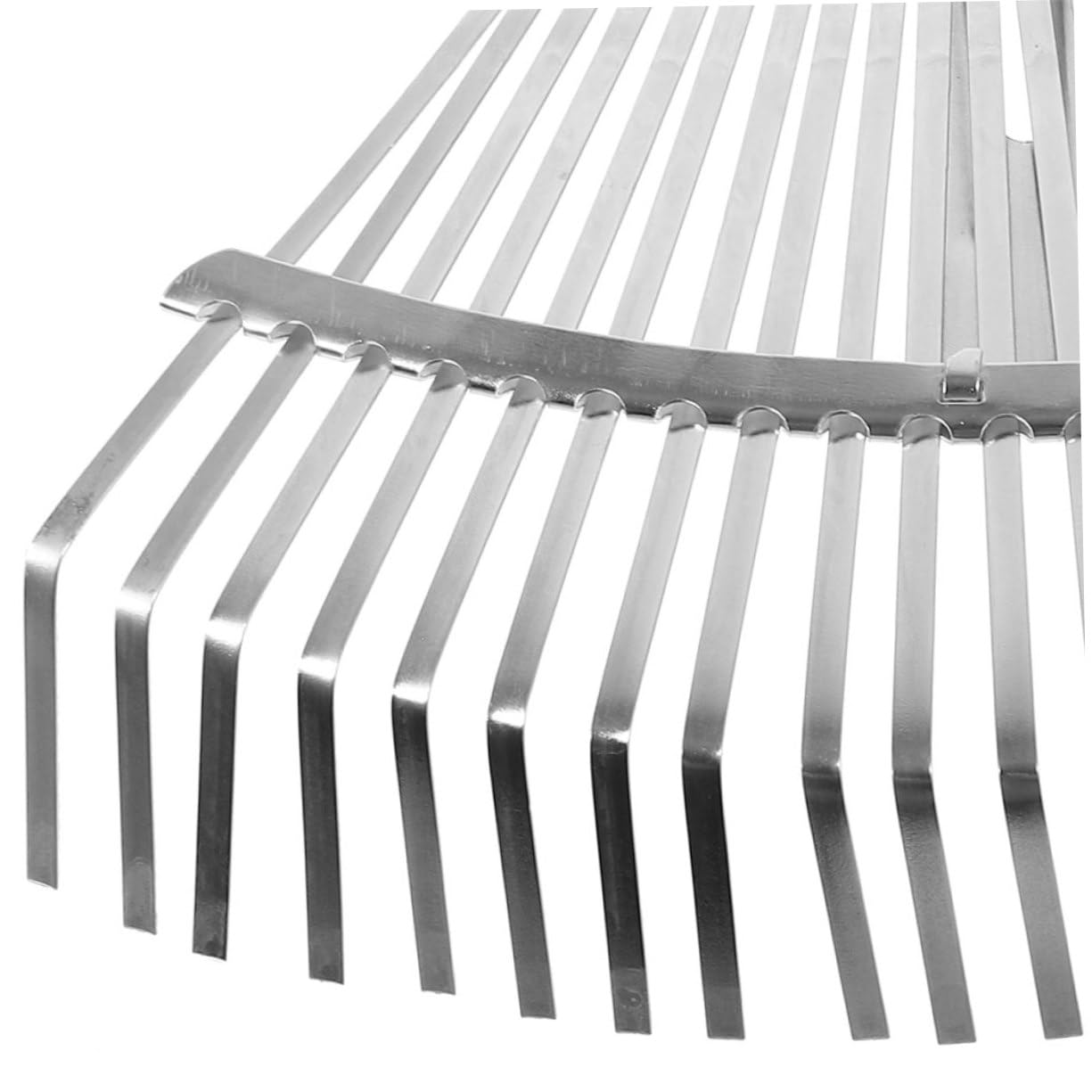 Toyvian 2 Pièces Râteau de Jardin Rétractable Inoxydable de Outils Pratiques pour Nettoyage Jardinage Outil Polyvalent pour Entretien Extérieurs