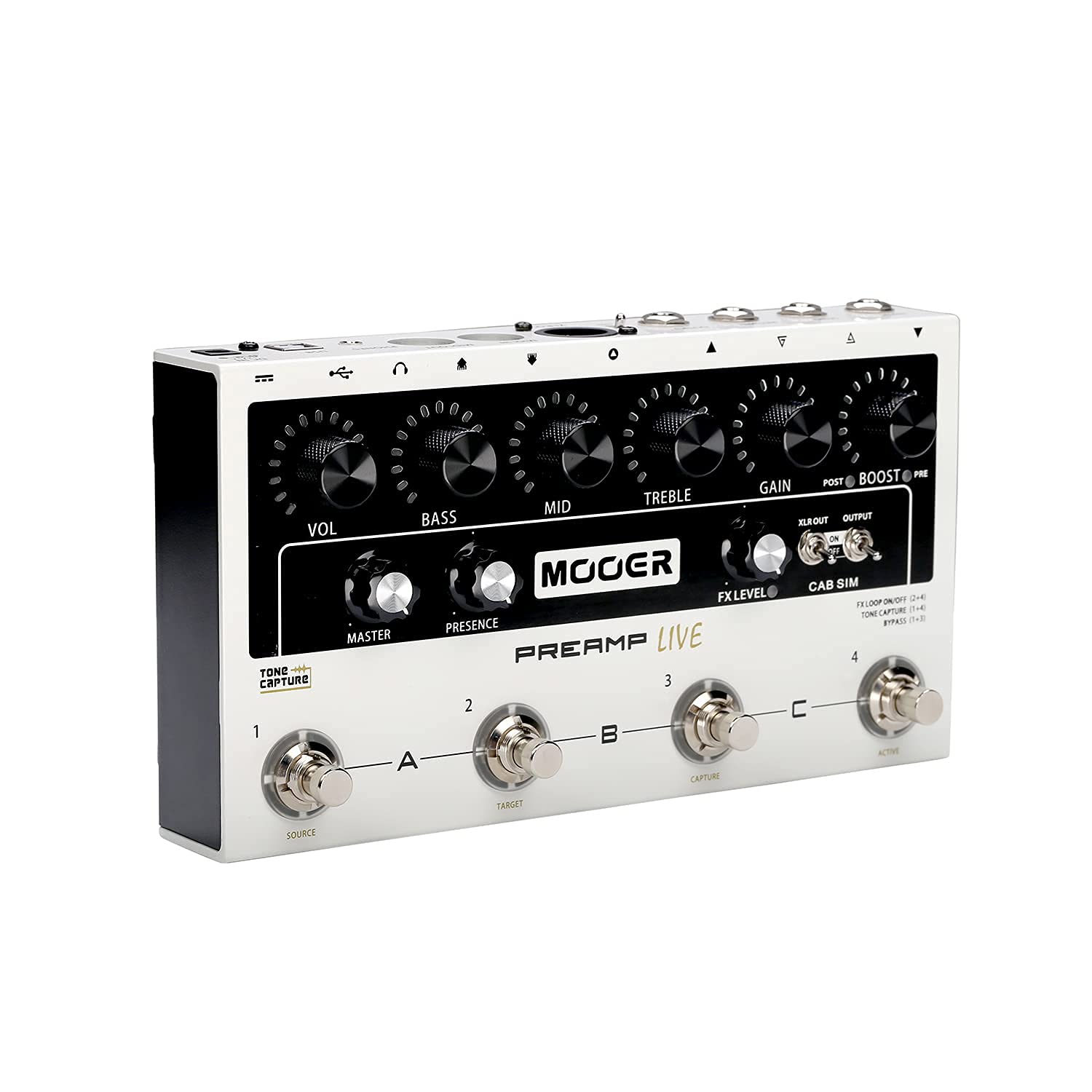 Buy Digital Preamp, GoolRC Professional Digital Preamp Pedal Preamplifier12 Channels Pre & Post