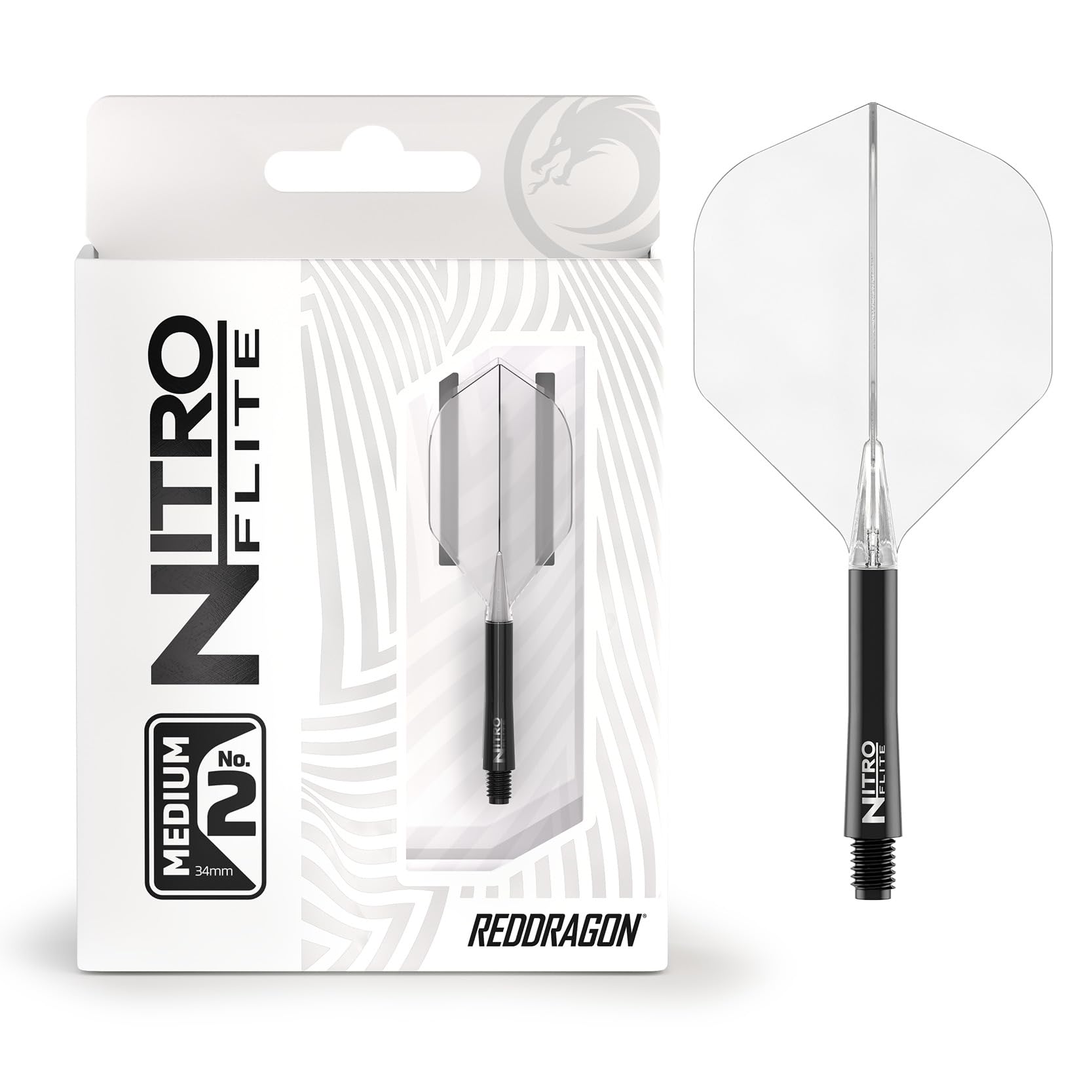 RED DRAGON Darts – Nitro Flite Integrada Sistema de Vuelo y Eje – No.2 Forma y diseño - Disponible en Niveles Corto, Intermedio y Medio - Variedad de Colores - Accesorios de Dardos Profesionales — view 13
