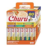 INABA Churu Snack per Gatti Cremoso al Pollo - 80 Stick x 14g