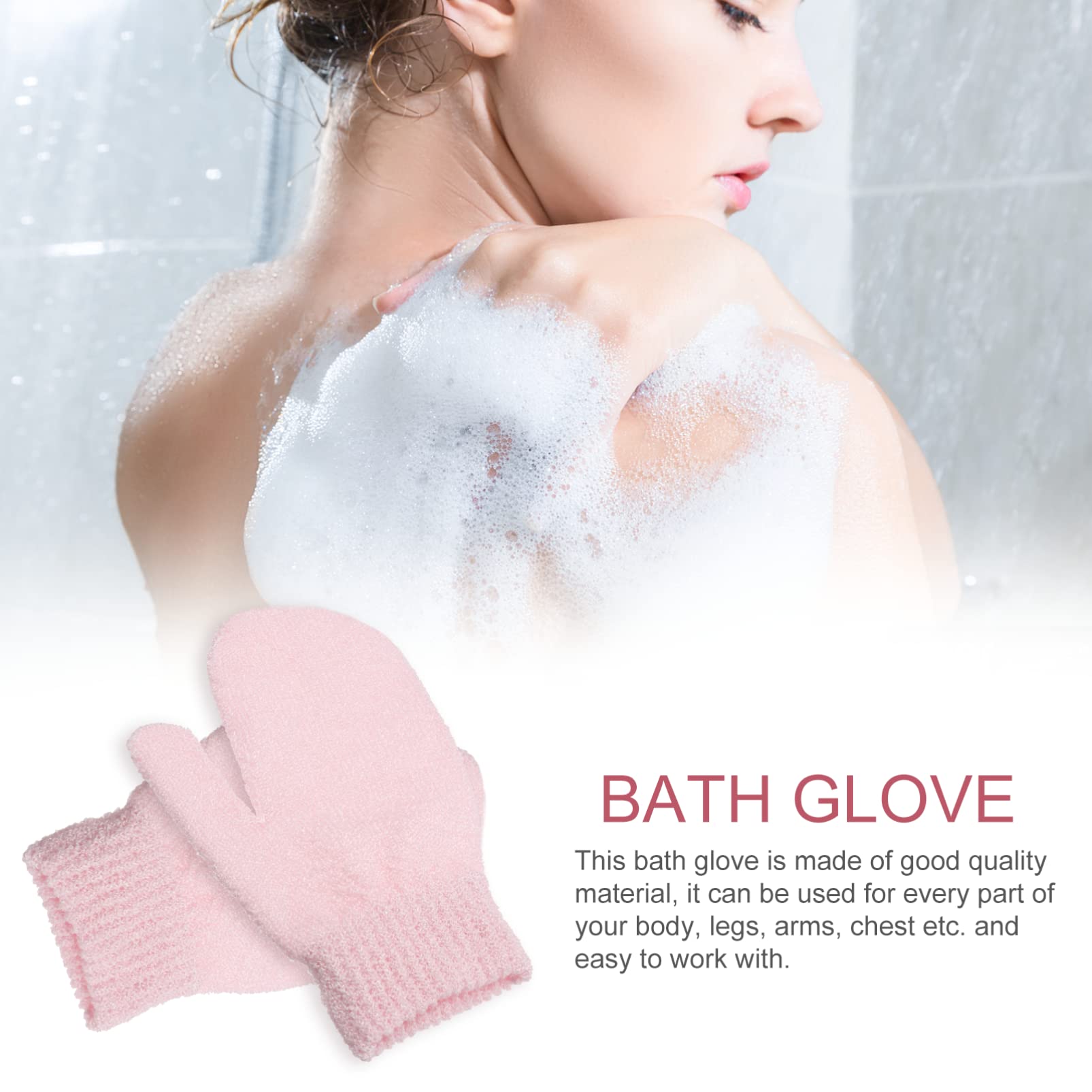 FRCOLOR 16Pcs Cera Corpo Riscaldato Guanto Massaggi Cellulare Spugna Pelle Luffa Lavaggio Mano Spa Scrubber Adulto Massaggio Addensato Esfoliante Detergere Bagno Guanto Doccia Comodo