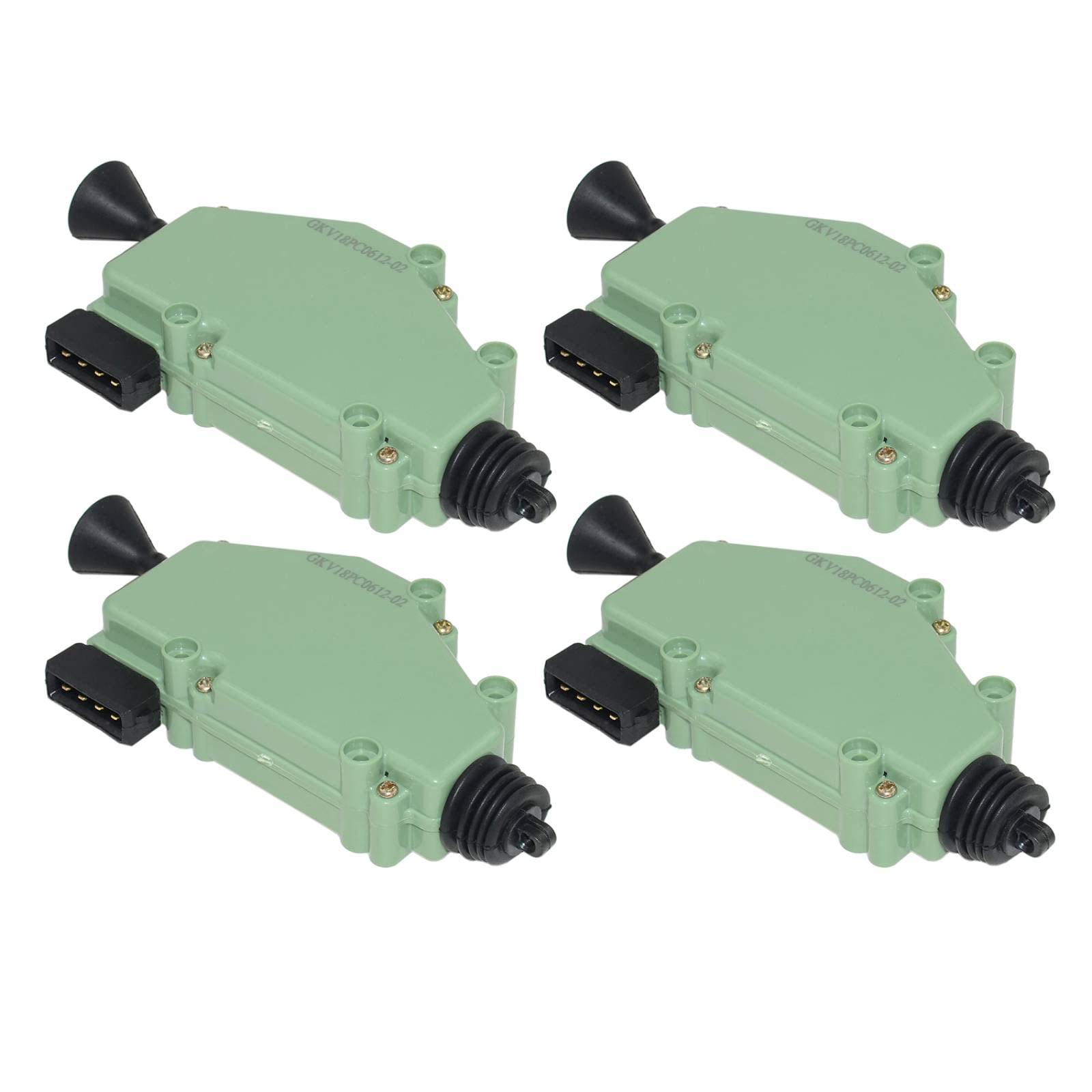 4× Stellmotor mit Zentralverriegelung ZV 4-Polig 7D0959781A Kompatibel mit T4 701959781 7D0959781A 701959783A 255959781 701959781A 255959783A Stellelement Zentralverriegelung