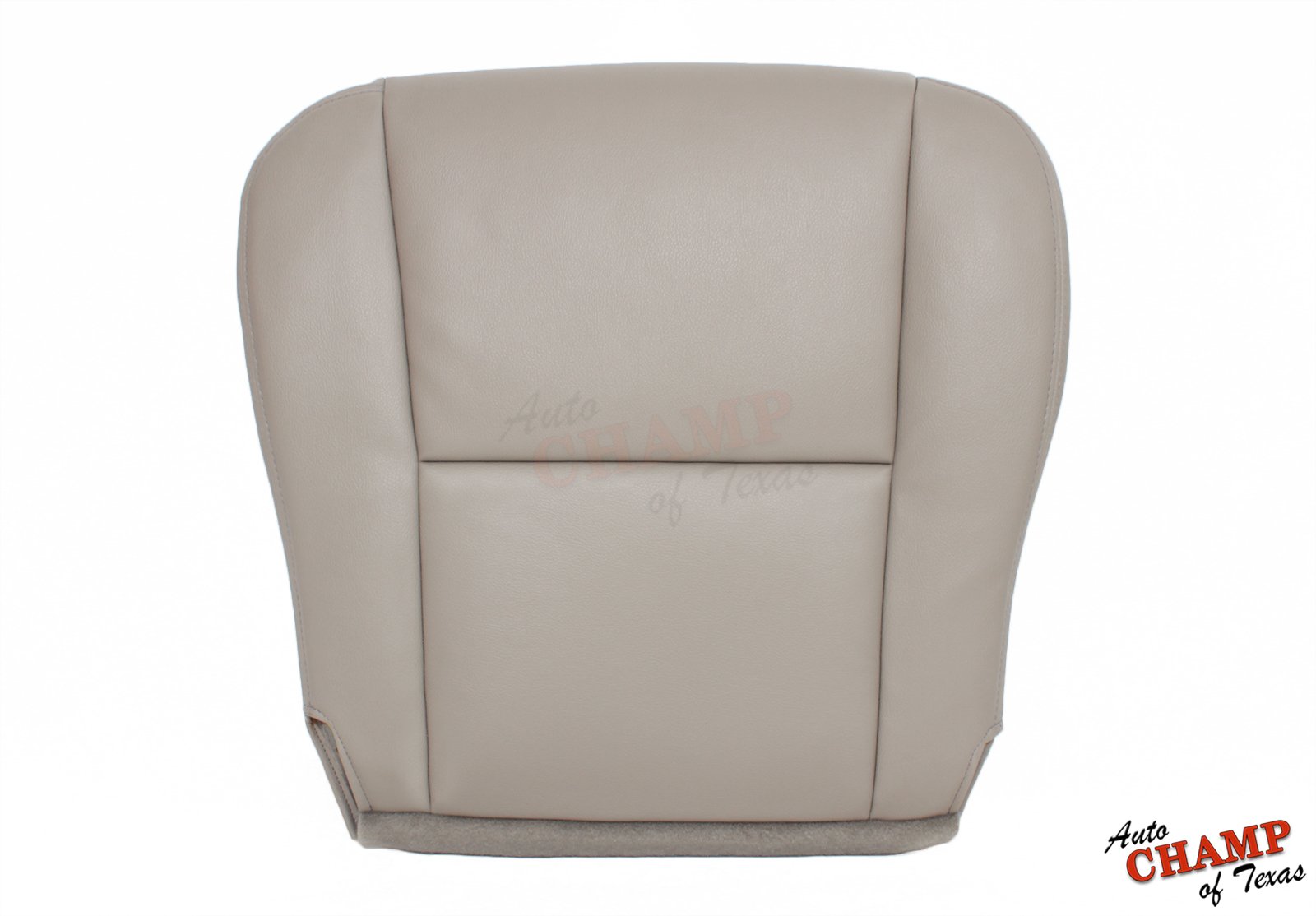 Auto Champ Of Texas: Compatible with -Driver Side Bottom Leather Seat Cover, Tan (Compatible with 2005-2006 Toyota Tundra Double Cab)