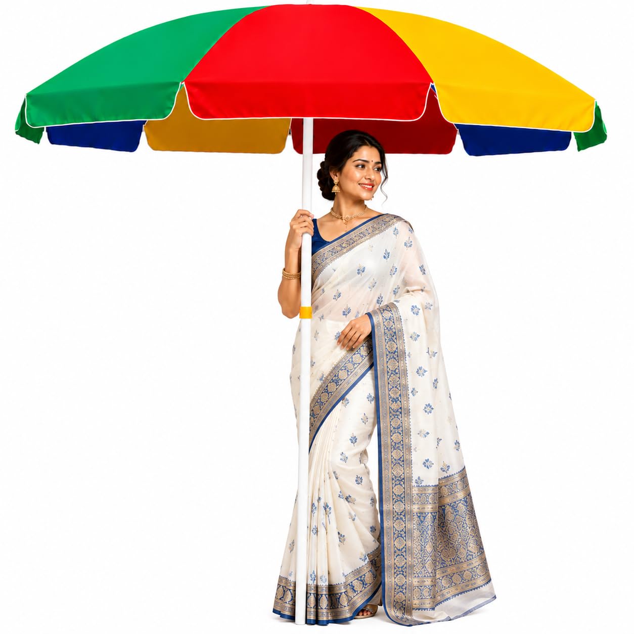 Garden Umbrella 7FT Patio Umbrella Backyard Use Outdoor Umbrella Sun Shade Deck Use Terrace Use Garden Shade Resort Use (Multicolor)-image-32