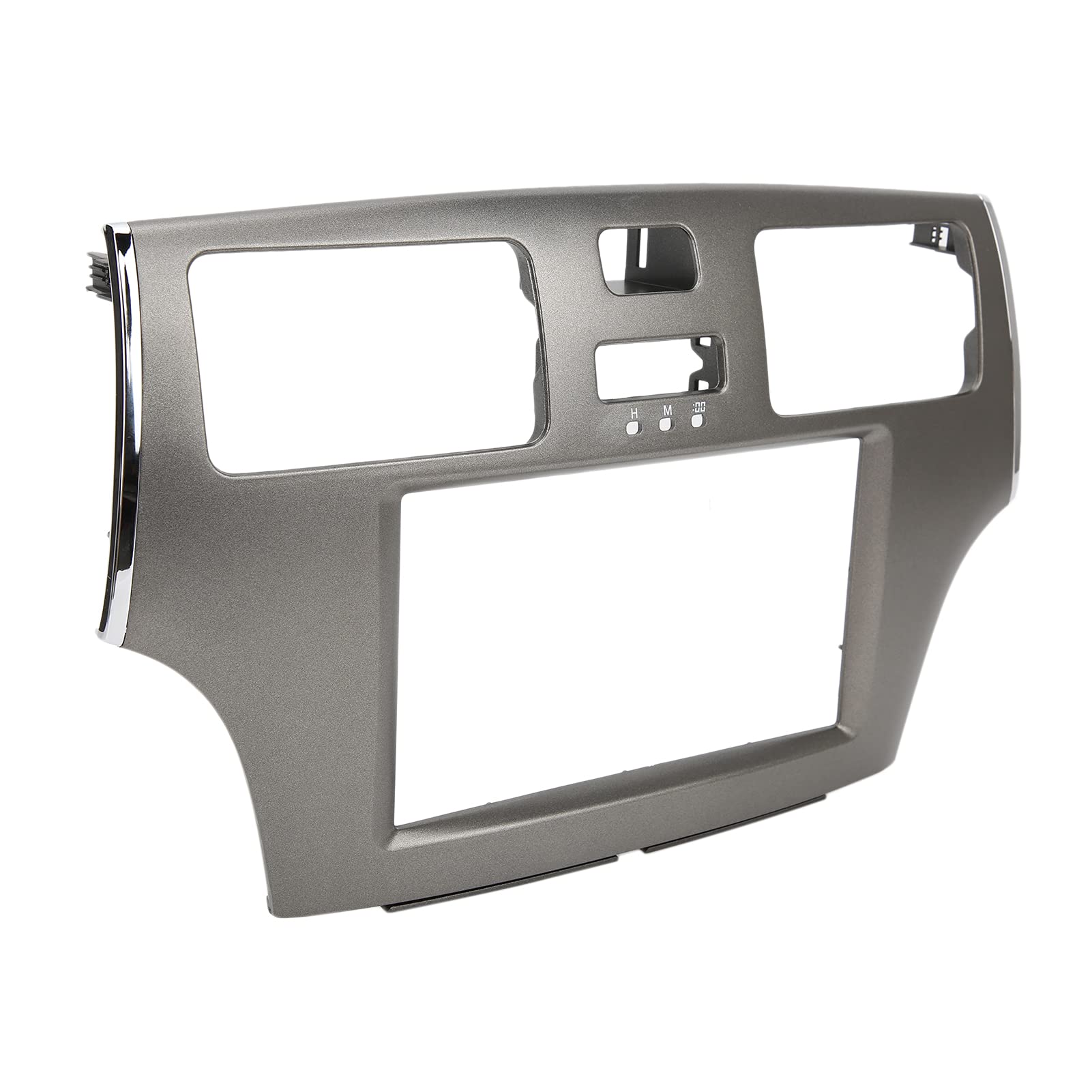 Marco de panel de salpicadero de radio de coche 2 Din compatible con Windom ES300 2008 embellecedor de montaje en tablero estéreo ABS negro