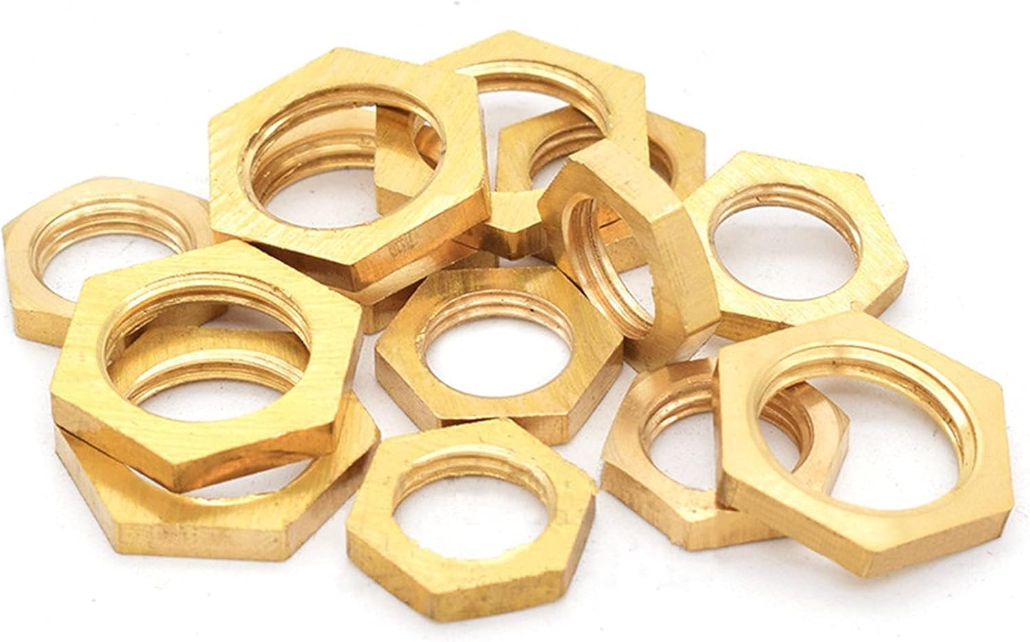 Garden Hose Quick Connect Brass Hex Lock Nuts Pipe Fitting