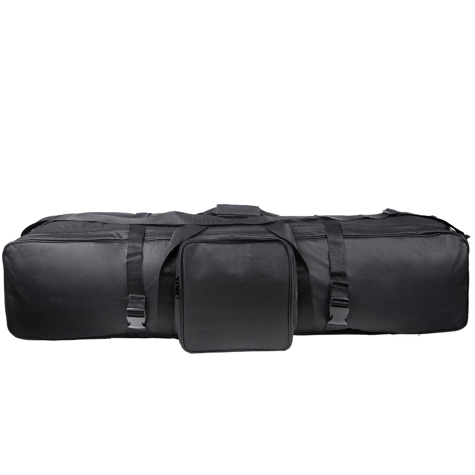 Padded Telescope Carry Case with Shoulder Straps and Handles, 110x26x22cm / 43"x10"x9" Tripod Carrying Bag with Pocket for Telescope Celestron 90EQ 90AZ, Photography Equipment, Light Stand