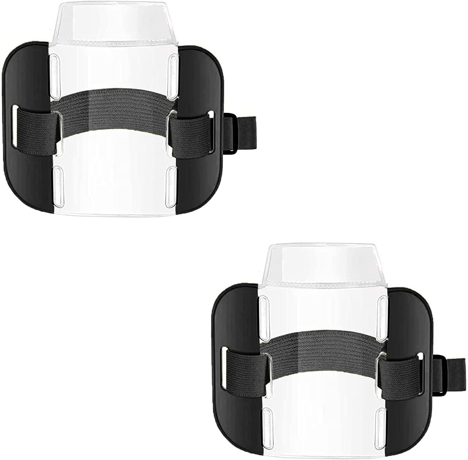 NHCDFA Sia Badge Holder, 2Pcs Arm Badge Holder Armband License ID Card
