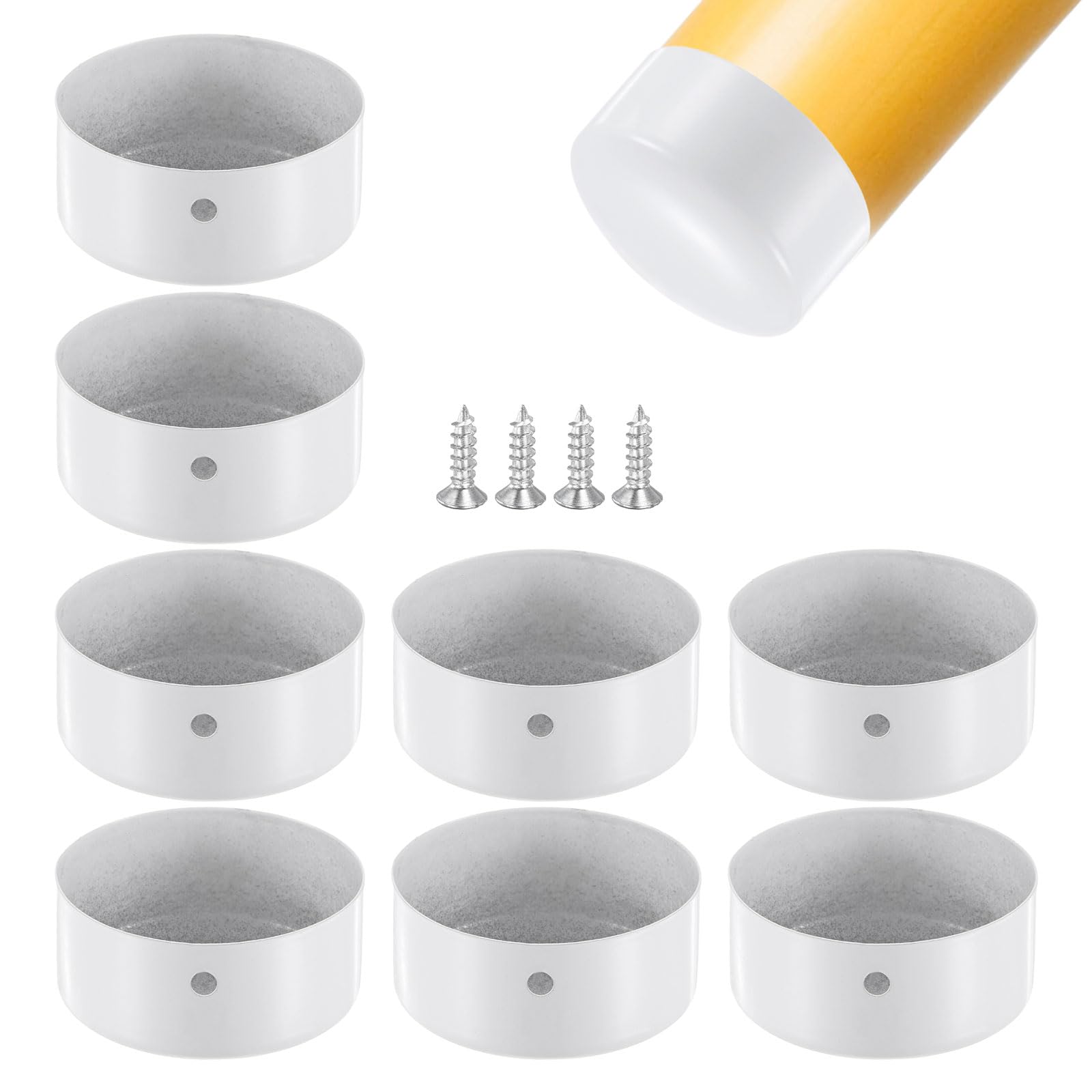 M METERXITY 8-Pack Handrail End Caps