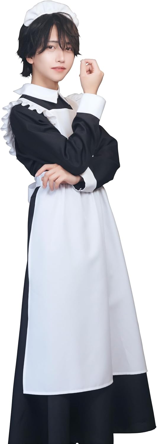 クリアストーン(Clearstone) ハニーボーイ コスプレ ハロウィン ロングメイド メンズ ブラック クリアストーン(Clearstone) ハニーボーイ コスプレ ハロウィン ロングメイド メンズ ブラック