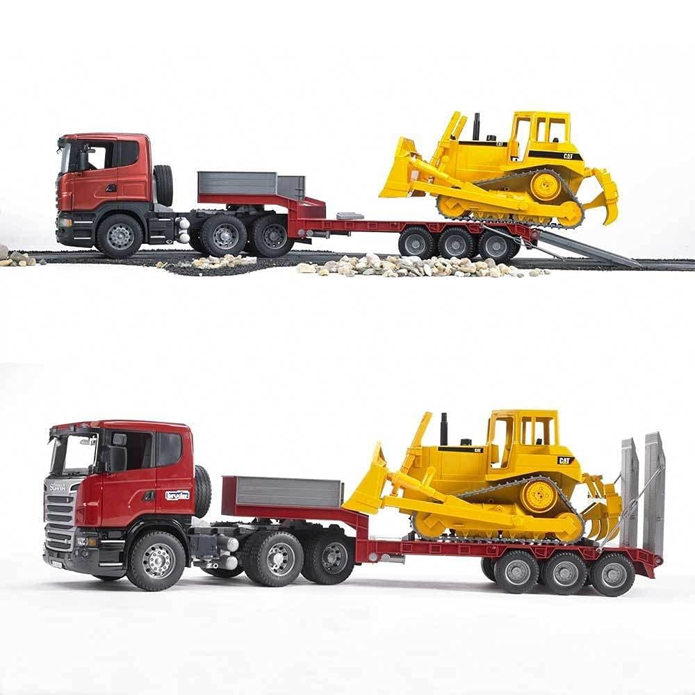 1/16 SCANIAトレーラー&CATブルドーザー　ジャンク品　オマケ付き 4001702035556_2.jpg
