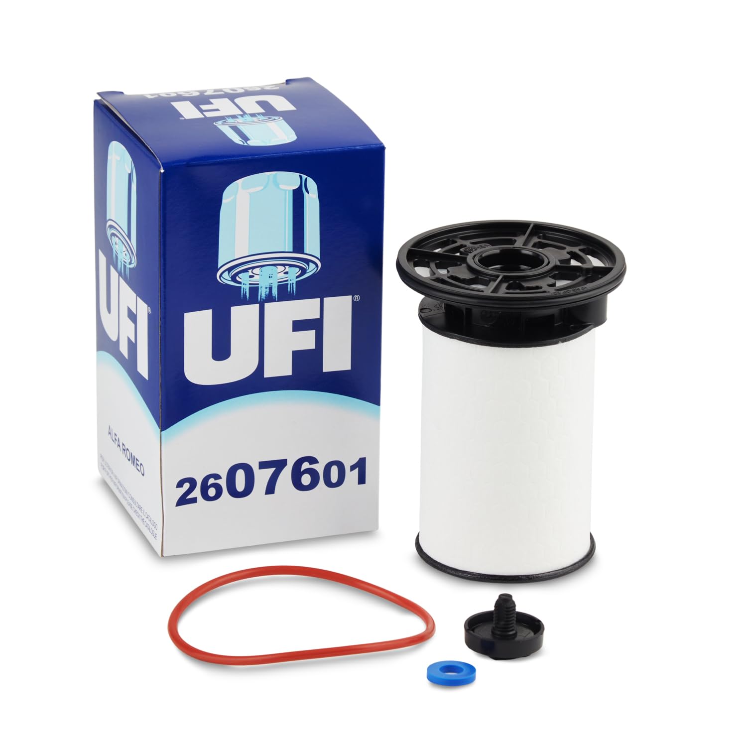 UFI Filters, Filtro Gasolio per Ricambio 26.076.01, Adatto ad Auto, Applicabile su Diversi Modelli come Alfa Romeo Giulia, Alfa Romeo Stelvio e Alfa Romeo Tonale