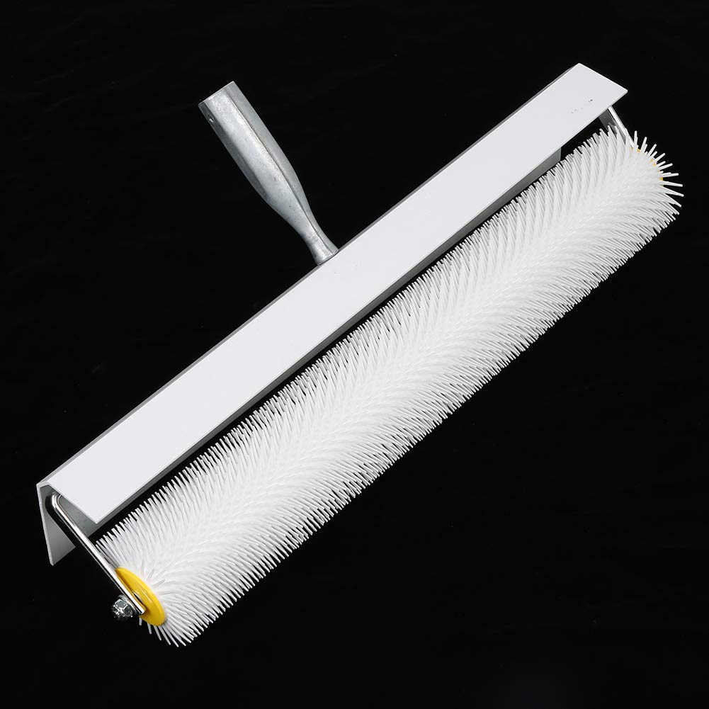 Ausla Rodillo de Ventilación con Púas de 500 mm, Protector contra Salpicaduras, Clavos de 21 mm, Herramienta para Regla Niveladora y Mortero Autonivelante
