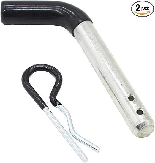 X-Haibei Trailer Towing Hitch Pin and Clip 5/8 inch Diameter fit 2 inch Receiver 1 Pack