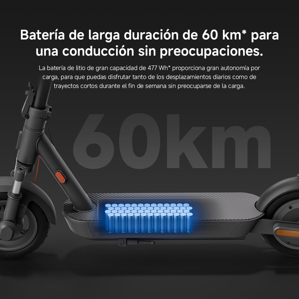 Xiaomi Scooter 5 Series ES Patinete Eléctrico Potencia Máxima 1000W Autonomía 20KM Ruedas 8,5" DGT