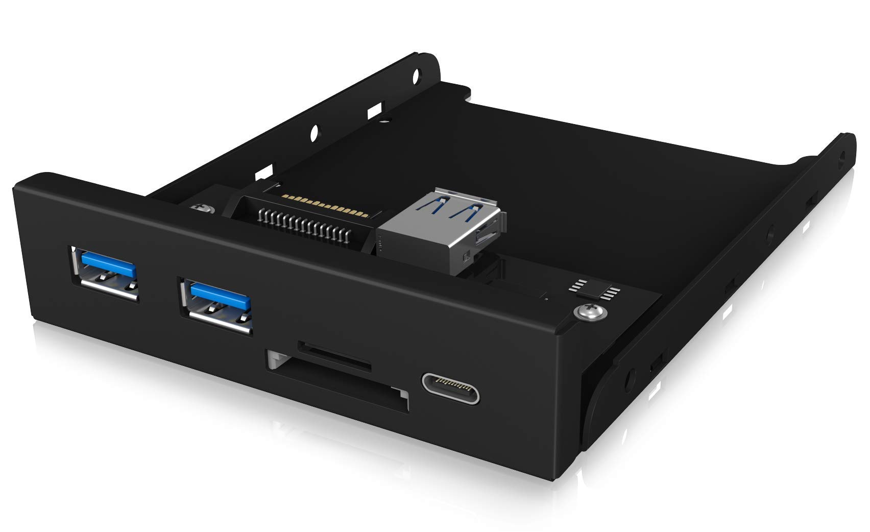 ICY BOX USB 3.0 panel przedni czarny IB-HUB1417-i3