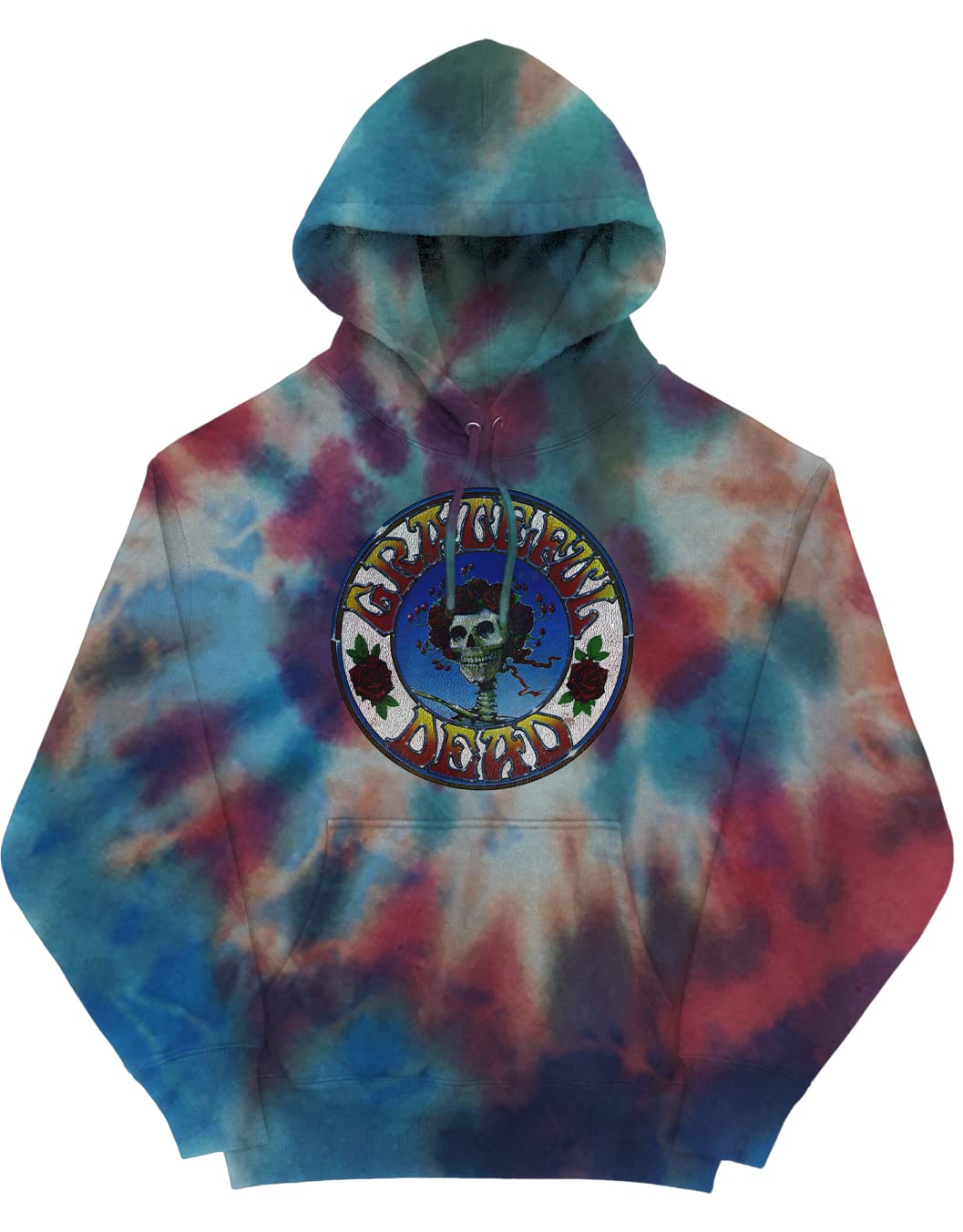 Grateful Dead Excl Circle Bertha Tie Dye Hoodie, Multicolor, M